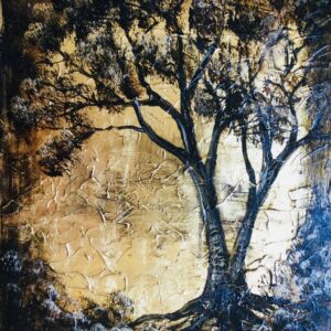 Tree in gold - Szentpéteri Art